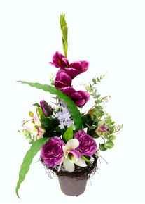 I.GE.A. Kunstplant (1 stuk) kunstplanten roze