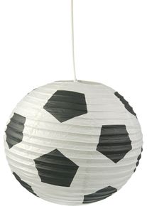 Niermann Hanglamp Voetbal Papier-hanglamp voetbal (1 stuk) lampen wit