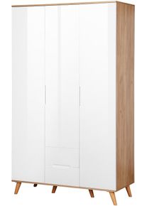Andas Kledingkast Lund slaapkamerkast bestseller in Scandinavisch design Kledingkast met premium binneninrichting, breedte 120 cm kledingkasten wit