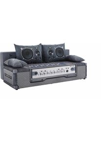 exxpo - sofa fashion Slaapbank exxpo Tabou met slaapfunctie en bedkist, liftbedfunctie en binnenvering bruin, slaapbanken, Breedte ligoppervlak: 193