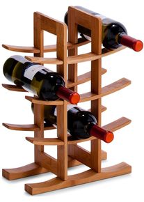 zeller Present Flessenrek wijnrekken bruin