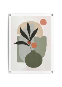 Reinders! Poster Vaas met bloemen Outdoor voor tuin of balkon bloemen groen