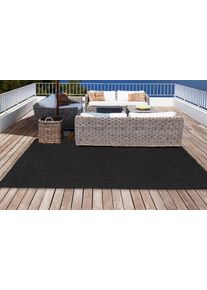 ANDIAMO Kunstgras Black Weerbestendig, geschikt voor balkon, geïntegreerde drainage, tuin, terras (1 stuk) buitenkleden zwart