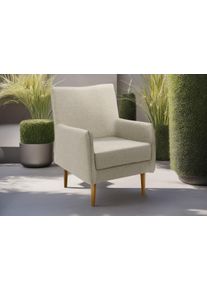 DOMO collection Fauteuil Sonce, individueel uitbreidbaar Polstertstoel voor terras, tuin en balkon, speciaal voor buiten fauteuils maat Structuur