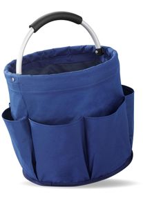 Maximex Organizer Universal-Reinigungs-Caddy Multifunctioneel mand met 6 buitenzakken, ideaal voor huishouden, tuin & kamperen manden & dozen blauw
