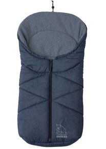 Heitmann Felle Voetenzak Eisbärchen - Kleine wintervoetsak fleece met fleece-voering, voor babyzitje, kinderwagen enz dames pantoffels blauw