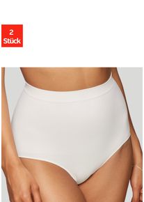 Petite Fleur Shapingslip SEAMLESS in een (2 stuks) dames slips maat XL (48/50) wit