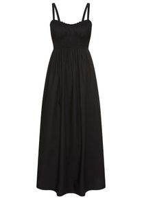 BOSS Orange Blousejurk Dalza Premium Damesmode met elastisch detail, popeline kwaliteit dames blousejurken maat 44 zwart