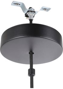 Eglo Hanglamp RUSTICARIA Hanglamp in zwart van staal - excl. E27 - 40W (1 stuk) hanglampen zwart
