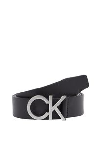 Calvin Klein Leren riem CK BUCKLE BELT 35MM heren riemen maat 115 zwart