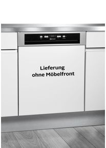 Bauknecht Deels integreerbare vaatwasser BBC 3B+26 X, 82 cm x 59,8 cm inbouw vaatwassers zilver(kleur)