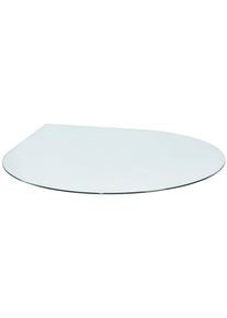 Heathus Bodemplaat Heathus Druppel 120 Glas Druppelvorm, 120 x 120cm, voor bescherming tegen straling tuin & klussen wit
