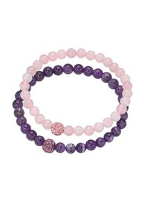 Firetti Armbandset Multipack sieraden cadeau armbanden armbanden edelsteen (set) dames armbanden paars