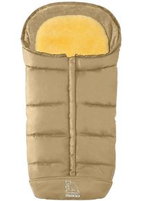 Heitmann Felle Voetenzak Eisbärchen - Comfort 2 in 1 lamsvacht wintervoetsak - Premium kwaliteit dames pantoffels beige