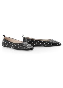 Marc Cain Ballerina's , flats, loafer, slipper bezet met glinstersteentjes dames klassieke ballerina's maat 38 zwart