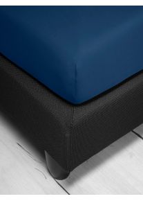 Irisette Hoeslaken Jupiter 8 van katoen, voor matrassen tot 25 cm hoogte, laken, hoeslaken (1 stuk) hoeslakens blauw