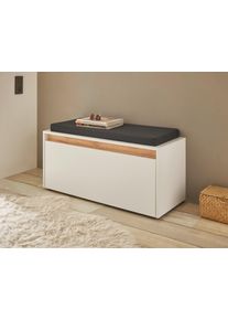 Inosign Bank GiRON/CiTY, Garderobebank met klep, Zitbank in vier kleuren veel opbergruimte, plaats voor ca. 8 paar schoenen, 100 cm breed (2 stuks)