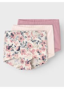 name it Boxershort NMFTIGHTS 3P NOSTALGIA FLOWER NOOS meisjes ondergoed maat 104 roze