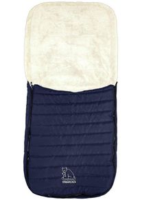 Heitmann Felle Voetenzak IJsbeertjes - gewatteerde voetenzak bij fris weer, ideaal voor kinderwagen & buggy, wasbaar dames pantoffels blauw