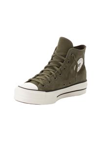 Converse Sneakers CHUCK TAYLOR ALL STAR LIFT PLATFORM COLORFUL SUEDE dames schoenen maat 37 groen
