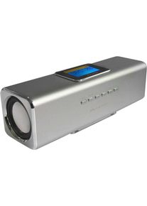 Technaxx Portable luidspreker MusicMan MA Display Soundstation (1 stuk) alle luidsprekers zilver(kleur)