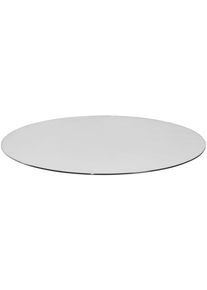 Heathus Bodemplaat Heathus Rond 110 Glas Rond, Ø 110 cm, als bescherming tegen vonken tuin & klussen wit