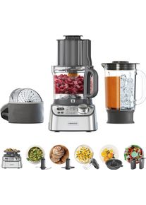 Kenwood Keukenmachine FDM72.990BK MultiPro XL Weigh+ 1000 watt, 3 l werkkom, autograph collection keukenmachines zilver(kleur)