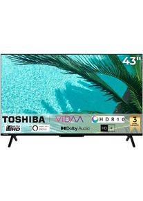 Toshiba DLED-tv, 108 cm / 43", 4K Ultra HD, Smart TV tv's zwart
