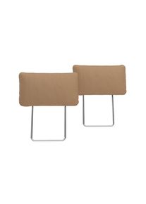 Places of Style Hoofdsteun Costello, B: 48 cm Set: 2 stuks, passend bij de serie (2 stuks) bruin, toebehoren voor banken, 48 cm
