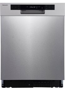 Hanseatic Onderbouwvaatwasser HGU6082C147735TI, 81,5 cm x 59,8 cm inbouw vaatwassers zilver(kleur)