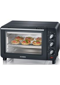 Severin Mini-oven Bak- en broodroosteroven TO 2042 mini ovens zwart