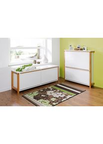 Andas Schoenenkast in scandinavisch design, fsc-gecertificeerd schoenenkasten wit