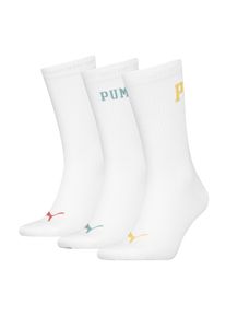 Puma Sokken met versterkte tenen en hielen (3 paar, Set van 3) jongens sokken maat 43-46 wit