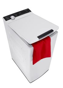 Hanseatic Wasmachine toplader HTWK712A, 7 kg, Automatische hoeveelhedencontrole bovenladers wit