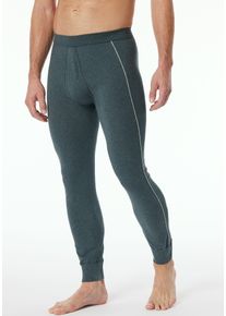 Schiesser Lange onderbroek Comfort fit met contraststrepen opzij heren lange onderbroeken maat 4 blauw
