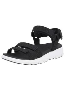 Rieker EVOLUTION Sandalen , zomerschoen, sandaal, sleehak, met klittenbandsluitingen, wasbaar dames sportieve sandalen maat 38 zwart