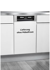 Bauknecht Deels integreerbare vaatwasser BSBO 3O21 PF X, 82 cm x 44,8 cm inbouw vaatwassers zilver(kleur)