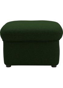 DOMO collection Hocker Faenza DOMO collectie voetenbank/poef, in zeer veel verschillende kleuren hockers maat Fijne structuurstof groen