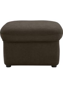 DOMO collection Hocker Faenza DOMO collectie voetenbank/poef, in zeer veel verschillende kleuren hockers maat Microvezel grijs