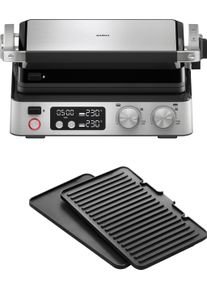 Braun Contactgrill MultiGrill 7 CG 7040 - 3 kookposities, tot 230°C, 12 burger patties contact grills maat - zilver(kleur)
