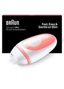 Braun IPL-ontharingsapparaat Silk-expert PL1000 Mini-haarverwijderaar, compacte grootte voor onderweg laser haarverwijderaars roze