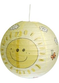 Niermann Lednachtlampje Sunny Bundle Sunny (set), 1x nachtlampje met stekker, 1x papieren hanglamp (1 stuk) nachtkastlampen geel