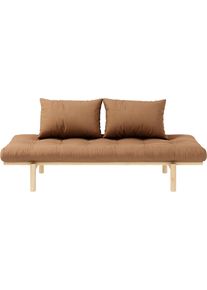 KARUP Slaapbank Pace van massief grenenhout, incl. futonmatras (set, 2-delig) bedden beige