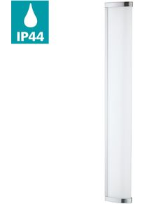 Eglo Led-wandlamp GITA 2 wandlamp, chroom, wit, IP44, spiegel lamp, badkamerlamp wandlampen zilver(kleur)