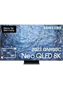 Samsung Led-TV GQ85QN900CT, 214 cm / 85", 8K, Smart TV, Neo Quantum HDR 8K Pro, Neural Quantum Processor 8K, Infinity Screen led tv's zwart