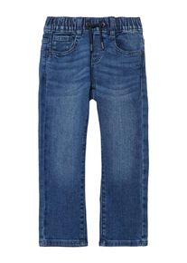 s.Oliver RED LABEL Junior 5-pocket jeans met elastische band en rijgkoord jongens jeans maat 128 blauw