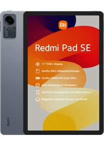 Xiaomi Tablet Redmi Pad SE 4+128GB, 11", Android tablets grijs