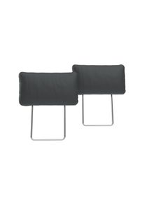 Places of Style Hoofdsteun Costello, B: 48 cm Set: 2 stuks, passend bij de serie (2 stuks) zwart, toebehoren voor banken, 48 cm
