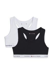 Tommy Hilfiger Underwear Tiener-bh 2 PK BRALETTE met elastische band in 2-pack effen, casual, lichaamsnauwsluitend, katoenmix (set, 2 stuks) meisjes