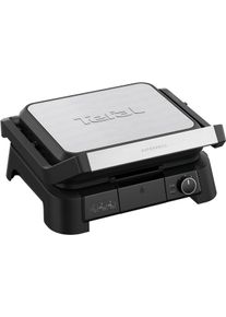 Tefal Contactgrill SuperGrill 3in1, contactgrill, Barbecue-, Ovenstand, 3 temperaturen contact grills zwart